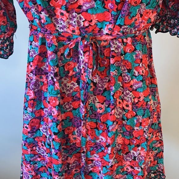 [RIXO] Colorful Floral Pattern Dress - Size 6 - Picture 6 of 8